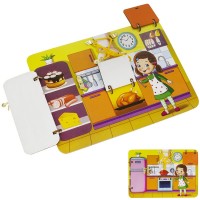 Деревянный Бизиборд Мамина помощница БП-00000352 Деревянный Бизиборд Мамина помощница БП-00000352