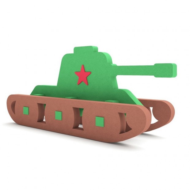 Конструктор объёмный Танк 09-005 Конструктор объёмный Танк 09-005