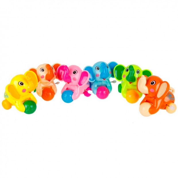 Игрушка заводная слоненок в пакете Игрушка заводная слоненок в пакете