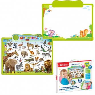 Говорящая доска для обучения и рисования 4630027293046 Мир животных Говорящая доска для обучения и рисования 4630027293046 Мир животных