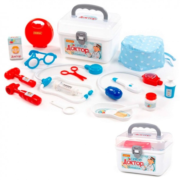 Набор Доктор №16 15 элементов в чемодане