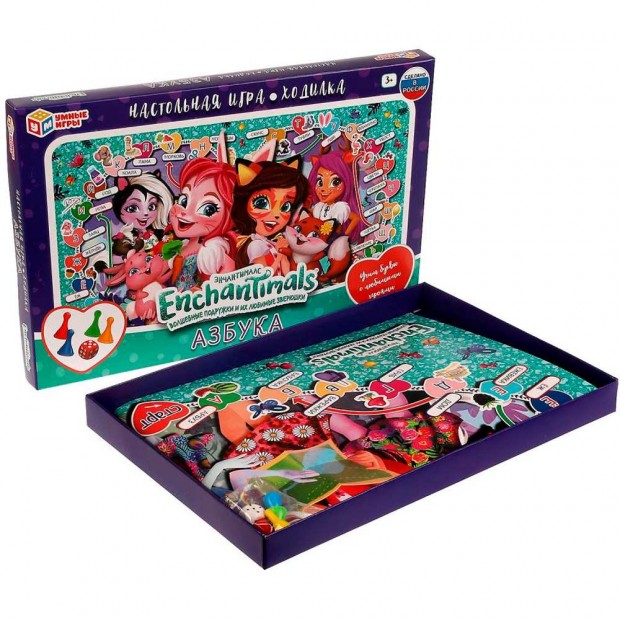 Игра Умка Азбука.Ходилка.Энчантималс 4680107953827 Игра Умка Азбука.Ходилка.Энчантималс 4680107953827