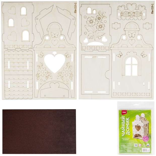 Деревянный Конструктор Чайный домик Деревянный Конструктор Чайный домик