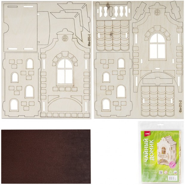 Деревянный Конструктор Чайный домик Деревянный Конструктор Чайный домик