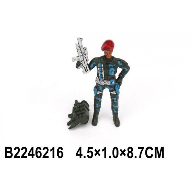 Фигурка солдат 2246216 с аксесс в пакете Фигурка солдат 2246216 с аксесс в пакете