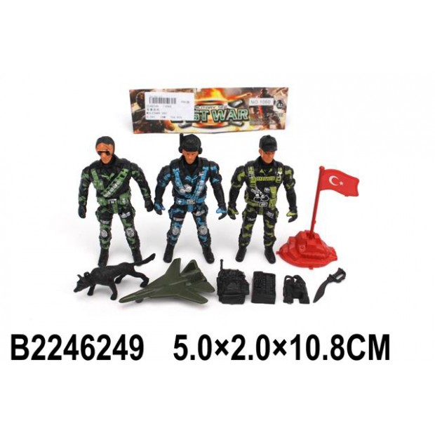 Набор солдатиков 2246249 с аксессуарами в пакете
