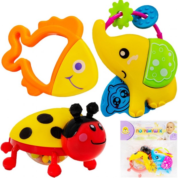 Набор погремушек Levatoys 8395A-19YS в ассор. в пак. Набор погремушек Levatoys 8395A-19YS в ассор. в пак.