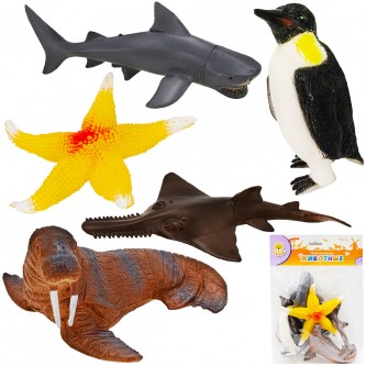 Набор животных Levatoys морские в пакете FCJ0719110 Набор животных Levatoys морские в пакете FCJ0719110