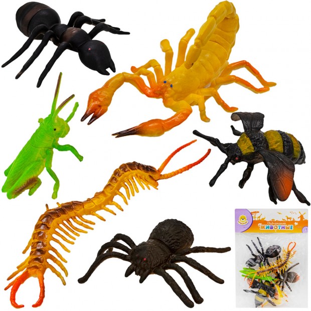 Набор животных Levatoys YSQ103-6B насекомые в пак. Набор животных Levatoys YSQ103-6B насекомые в пак.