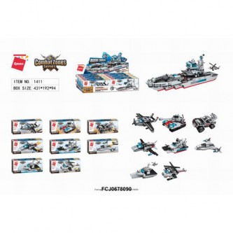 Конструктор 1411 QMAN Боевые самолеты в кор.