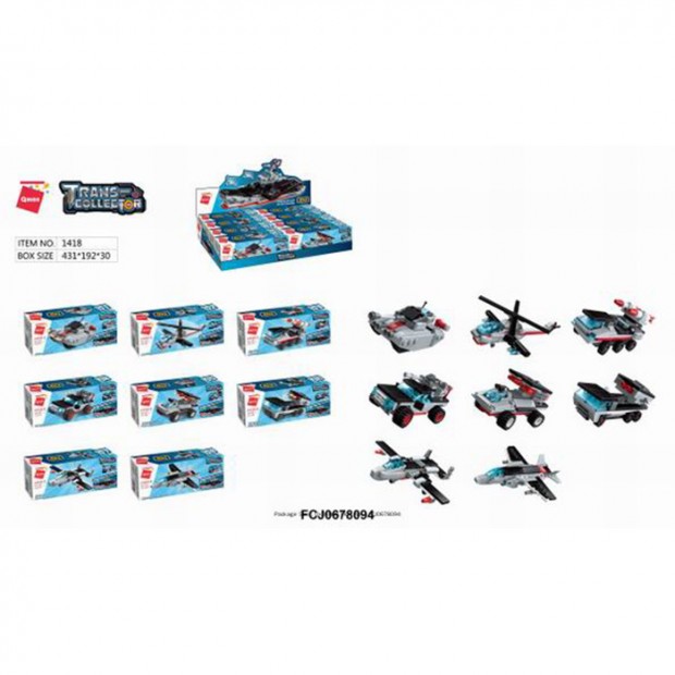 Конструктор 1418 QMAN Техника в кор. Конструктор 1418 QMAN Техника в кор.