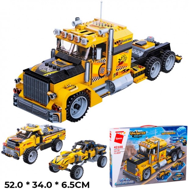 Конструктор 42108 QMAN Машина 3 в 1 в кор. Конструктор 42108 QMAN Машина 3 в 1 в кор.