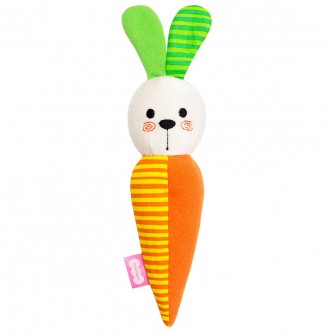 Мякиши мягконабивная пищалка Зайка Морковка 752 Мякиши мягконабивная пищалка Зайка Морковка 752