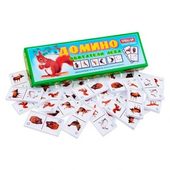 Домино Обитатели леса большое 00018 Домино Обитатели леса большое 00018