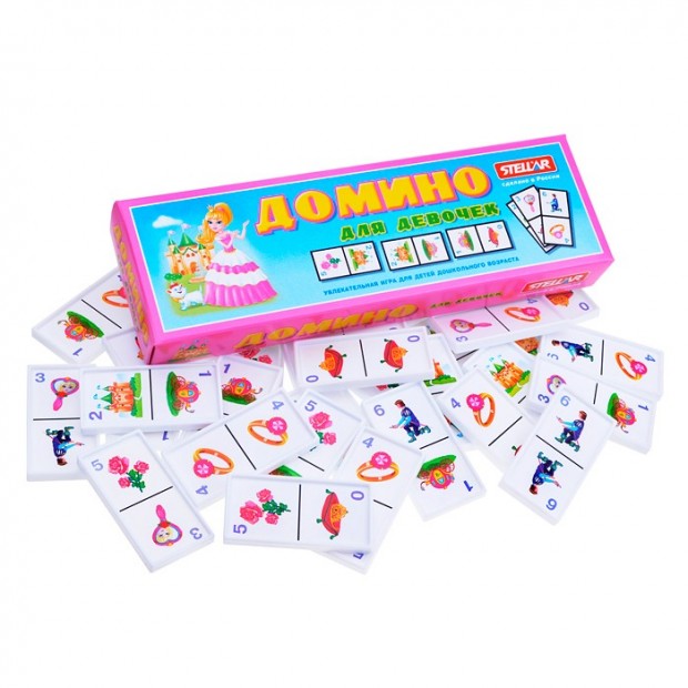 Домино Для девочек большое 00019 Домино Для девочек большое 00019