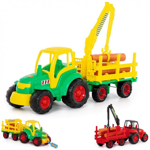 Трактор Чемпион+прицеп-лесовоз 8229 Трактор Чемпион+прицеп-лесовоз 8229