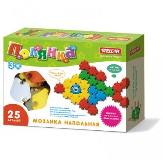 Мозаика d 60мм полянка Рыбка 25 деталей 01047 Стеллар Мозаика d 60мм полянка Рыбка 25 деталей 01047 Стеллар