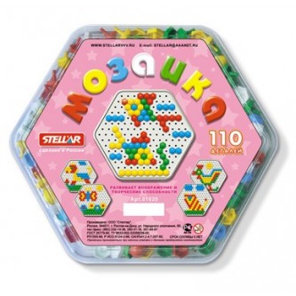 Мозаика d 13мм 110 деталей 01034 Стеллар Мозаика d 13мм 110 деталей 01034 Стеллар