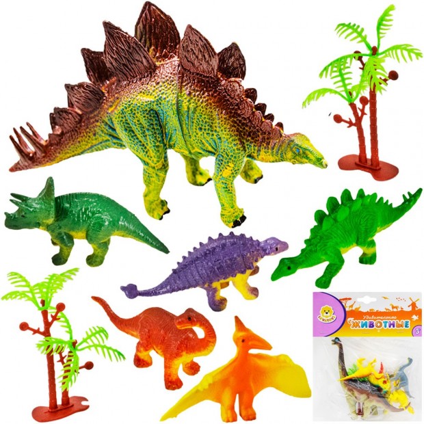 Набор динозавров Levatoys микс в пакете FCJ0744436 Набор динозавров Levatoys микс в пакете FCJ0744436