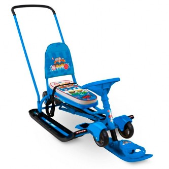 Снегокат Тимка спорт 6 ТС6/БГ с машинками мех-м выдвижных шасси с толкателем/Ника/ Снегокат Тимка спорт 6 ТС6/БГ с машинками мех-м выдвижных шасси с толкателем/Ника/