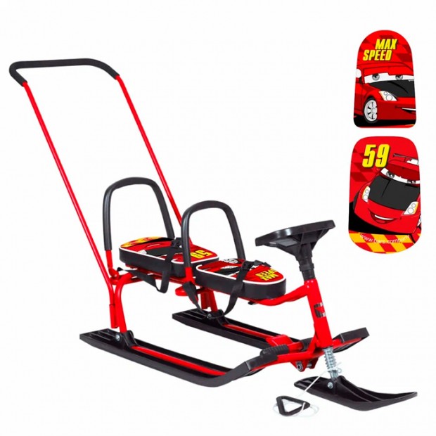 Снегокат 505 высокий SNOWKAT TWINS BABY PUSH для двоих, с 2 скл. спинк. П-обр толкатель Скорость 59 Снегокат 505 высокий SNOWKAT TWINS BABY PUSH для двоих, с 2 скл. спинк. П-обр толкатель Скорость 59