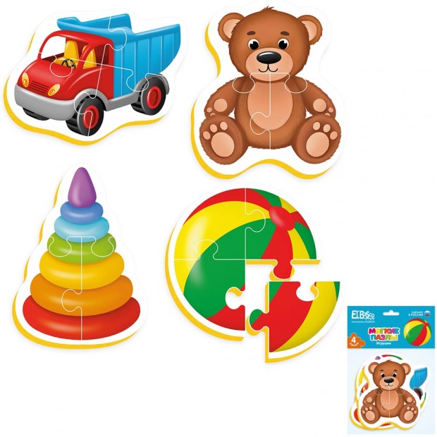 Пазл мягкий Игрушки ET02-006 Пазл мягкий Игрушки ET02-006