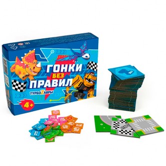 Игра настольная. Серия Я в игре. Гонки без правил. . 48 карточек Игра настольная. Серия Я в игре. Гонки без правил. . 48 карточек