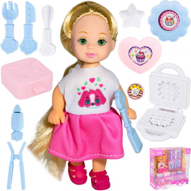 Кукла малышка на кухне в коробке Кукла малышка на кухне в коробке