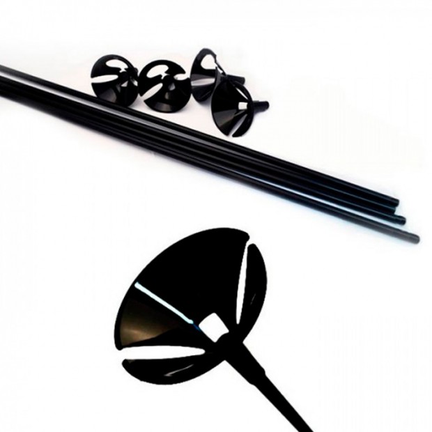 Палочка 54см+Зажим Черный Макси 40шт/уп Палочка 54см+Зажим Черный Макси 40шт/уп