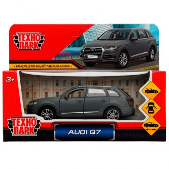 Модель AUDI Q7 МАТОВЫЙ длина 12 см Технопарк в коробке