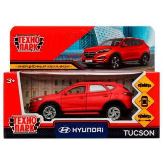 Модель TUCSON-12FIL-RD HYUNDAI TUCSON длина 12 см Технопарк в коробке /72/