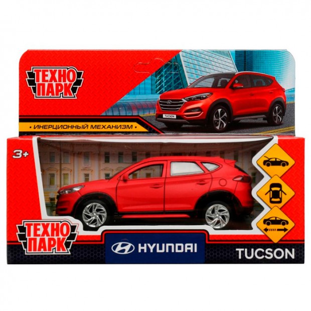 Модель TUCSON-12FIL-RD HYUNDAI TUCSON длина 12 см Технопарк в коробке /72/