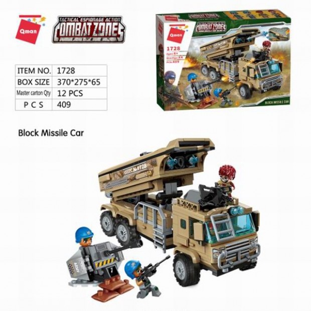 Конструктор 1728 QMAN Бронемашина дет. в кор. Конструктор 1728 QMAN Бронемашина дет. в кор.
