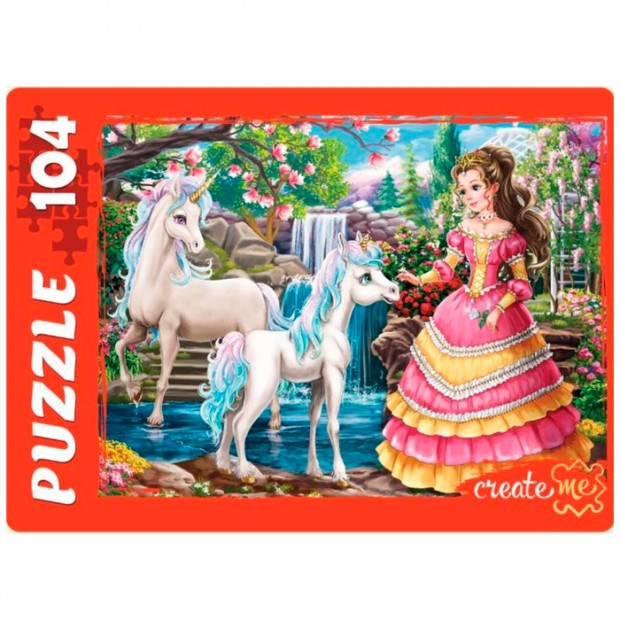 Пазл 104 Принцесса и единорог №2 П104-3197 Пазл 104 Принцесса и единорог №2 П104-3197