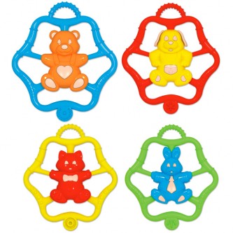 Погремушка-прорезыватель Солнечные зверята 02145 Погремушка-прорезыватель Солнечные зверята 02145
