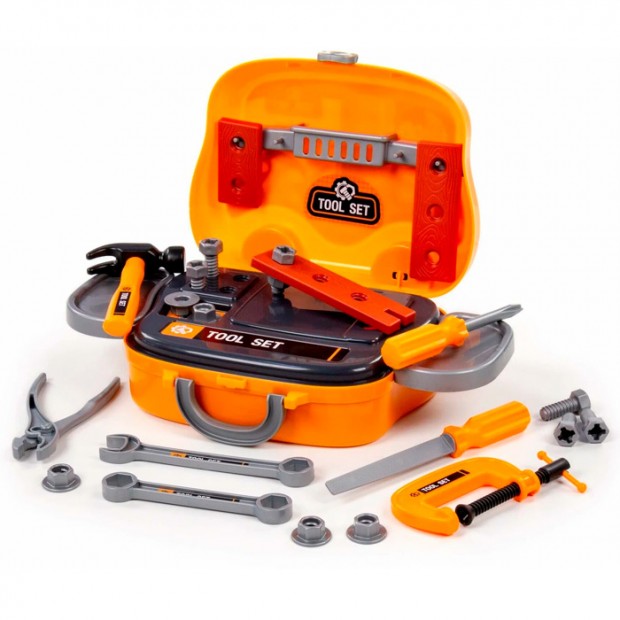 Набор инструментов №30 28 эл. в чемоданчике на колёсиках 94216 Набор инструментов №30 28 эл. в чемоданчике на колёсиках 94216