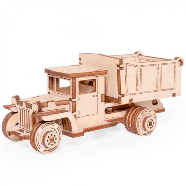 Деревянный Конструктор 3D Грузовичок ЛТ самосвал 0080 Деревянный Конструктор 3D Грузовичок ЛТ самосвал 0080