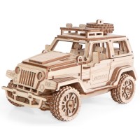 Деревянный Конструктор 3D Внедорожник Трикс 0157 Деревянный Конструктор 3D Внедорожник Трикс 0157