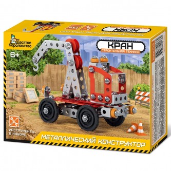 Конструктор металл 02136 Строительная техника Кран Конструктор металл 02136 Строительная техника Кран