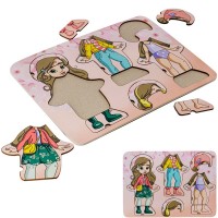 Деревянная Игра Одевайка Марта (весна) Деревянная Игра Одевайка Марта (весна)