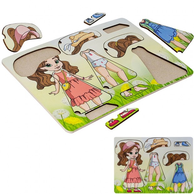 Деревянная Игра Одевайка Юлия (лето) ОА-00000114 /Арбо/ Деревянная Игра Одевайка Юлия (лето) ОА-00000114 /Арбо/