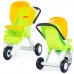 Коляска для кукол прогулочная Anita 3-х колёсная зеленая в пакете 95213 Коляска для кукол прогулочная Anita 3-х колёсная зеленая в пакете 95213