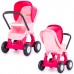 Коляска для кукол прогулочная Anita 4-х колёсная розовая в пакете 95220 Коляска для кукол прогулочная Anita 4-х колёсная розовая в пакете 95220