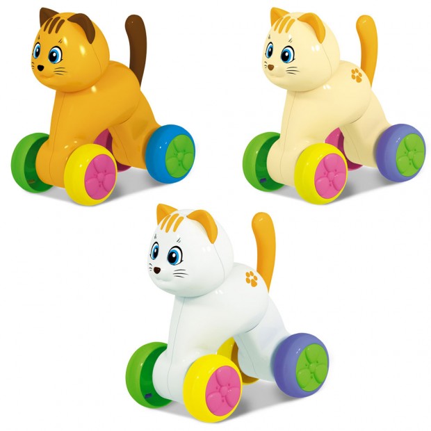 Игрушка-покатушка Веселый котик 01995