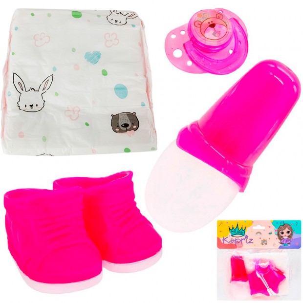 Набор аксесс. для пупса Miss Kapriz MKPJ001 в пак. Набор аксесс. для пупса Miss Kapriz MKPJ001 в пак.