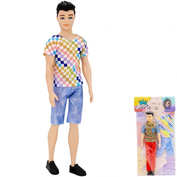 Кукла Кен Miss Kapriz с набором одежды в пакете, FCJ0794143 Кукла Кен Miss Kapriz с набором одежды в пакете, FCJ0794143