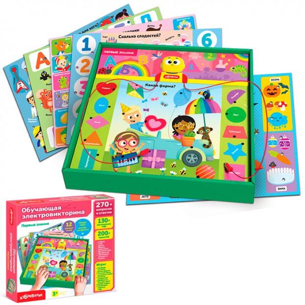 Обучающая электровикторина Первые знания 4630027293749 Обучающая электровикторина Первые знания 4630027293749