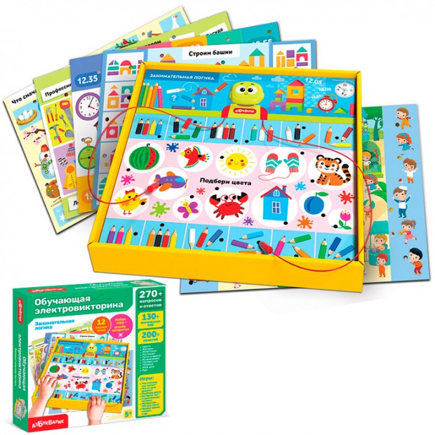 Обучающая электровикторина Занимательная логика 4630027293756 Обучающая электровикторина Занимательная логика 4630027293756