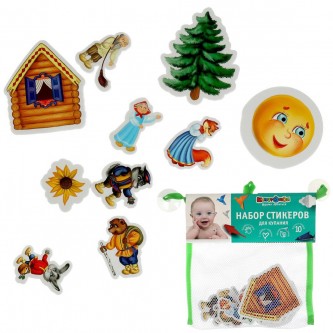 Набор для ванны Набор стикеров ЕВА.Колобок STICK69334 Набор для ванны Набор стикеров ЕВА.Колобок STICK69334