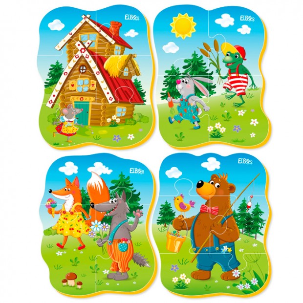 Пазл мягкий Теремок ET02-020